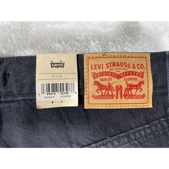 NWT Levi's High-Waisted Mom Jeans - Black Wash - Size 31x29 - Vintage Inspired - Picture 9 of 14
